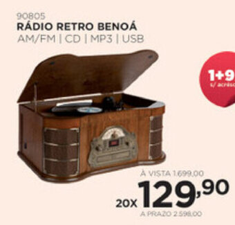 Benoit Radio Retro Benoa oferta