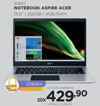 Notebook Aspire Acer 15.6"