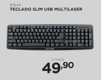 Benoit Teclado Slim USB Multilaser oferta
