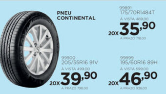 Pneu Continental 175/70RI484T