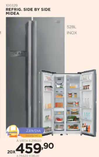 Benoit Refrig. Side By Side Midea 528L oferta