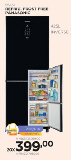 Benoit Refrig. Frost Free Panasonic 425L oferta