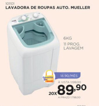 Benoit Lavadora de Roupas Auto. Mueller 6kg oferta