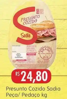 Epa Presunto Cozido Sadia Peça Pedaço 1kg oferta