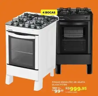 DB Supermercados FOGAO ESMALTEC 48 AGATA GLASS PT/BR oferta