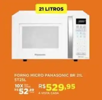 DB Supermercados FORNO MICRO PANASONIC BR 21L ST25L oferta
