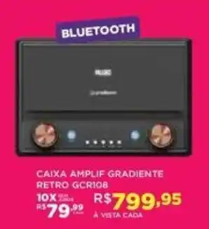 CAIXA AMPLIF GRADIENTE RETRO GCR108