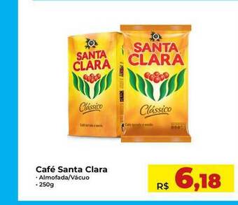 Rebouças Supermercados Café Santa Clara 250g oferta