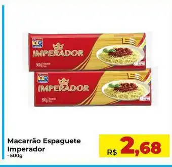 Rebouças Supermercados Macarrão Espaguete Imporador 500g oferta