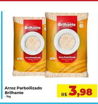 Rebouças Supermercados Arroz Parboilizado Brilhante 1kg oferta