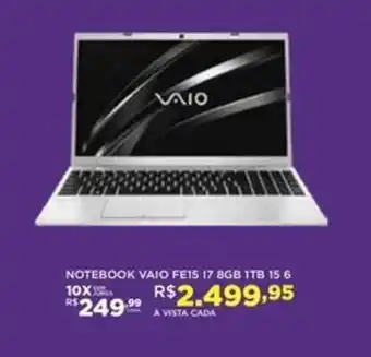 DB Supermercados NOTEBOOK VAIO FE15 17 8GB 1TB 15 6 oferta