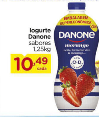Carrefour Iogurte Danone 1,25kg oferta