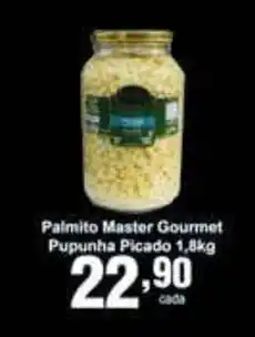 Rossi Supermercado Palmito Master Gormet Pupunha Picado 1.8kg oferta