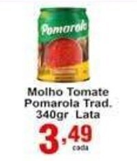 Rossi Supermercado Molho Tomate Pomarola Trad. 340g lata oferta