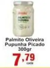 Rossi Supermercado Palmito Oliveira Pupunha Picado 300g oferta
