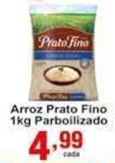 Rossi Supermercado Arroz Prato Fino 1kg Parbolizado oferta
