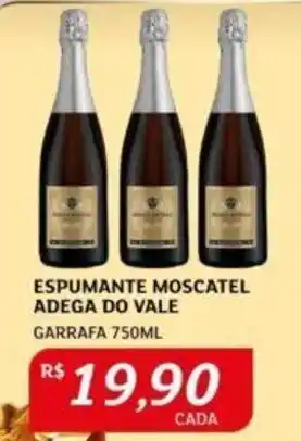 ESPUMANTE MOSCATEL ADEGA DO VALE GARRAFA 750ML