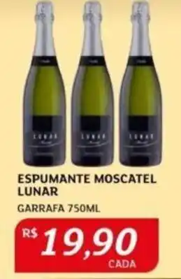 Assaí Atacadista ESPUMANTE MOSCATEL LUNAR GARRAFA 750ML oferta