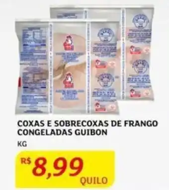 Assaí Atacadista COXAS E SOBRECOXAS DE FRANGO CONGELADAS GUIBON KG oferta
