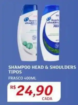 Assaí Atacadista SHAMPOO HEAD & SHOULDERS CONCENTRADO ARIEL TIPOS FRASCO 400ML oferta
