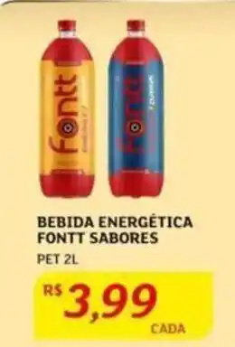 Assaí Atacadista BEBIDA ENERGÉTICA FONTT SABORES PET 2L oferta