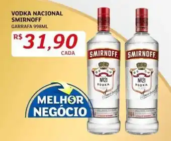 Assaí Atacadista VODKA NACIONAL SMIRNOFF GARRAFA 998ML oferta