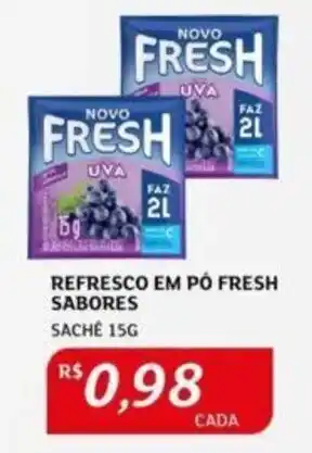 Assaí Atacadista REFRESCO EM PÓ FRESH SABORES SACHE 15G oferta
