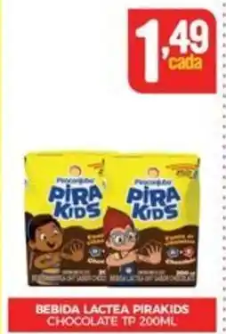 Fort Atacadista BEBIDA LACTEA PIRAKIDS CHOCOLATE TP 200ML oferta