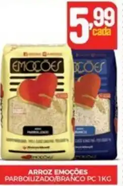 Fort Atacadista ARROZ EMOÇÕES PARBOILIZADO/BRANCO PC 1KG oferta