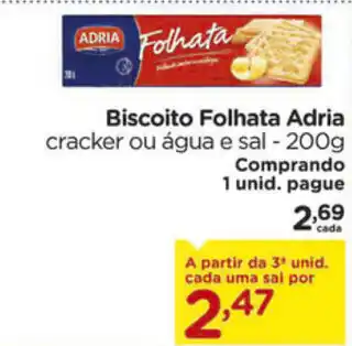 Carrefour Biscoito Folhata Adria 200g oferta