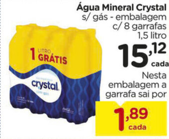 Carrefour Agua Mineral Crystal 1.5L oferta