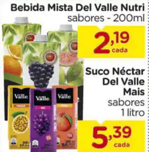 Carrefour Bebida Mista Del Valle Nutri 200ml oferta
