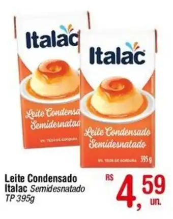 Fort Atacadista Leite Condensado Italac Semidesnatado TP 395g oferta