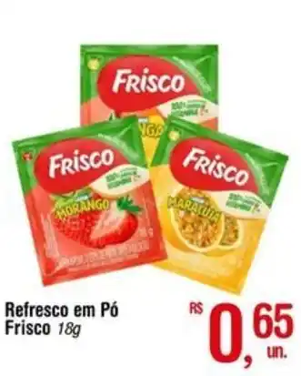 Fort Atacadista Refresco em Pó Frisco 18g oferta