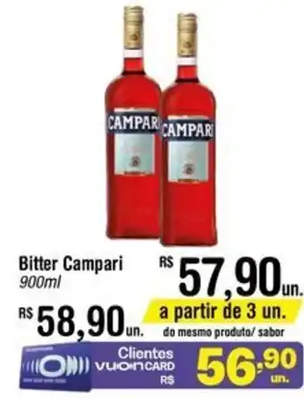 Fort Atacadista Bitter Campari 900ml oferta