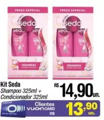 Fort Atacadista Kit Seda Shampoo 325ml + Condicionador 325ml oferta