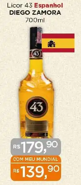 Licor 43 Espanhol DIEGO ZAMORA 700