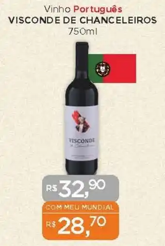 Vinho Português VISCONDE DE CHANCELEIROS 750ml
