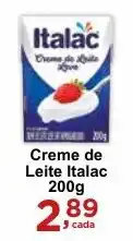 Rossi Supermercado Creme de Leite Italac 200g oferta