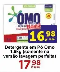 Rossi Supermercado Detergente em Pó Omo 1.6kg oferta