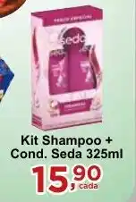 Rossi Supermercado Kit Shampoo + Cond. Seda 325ml oferta