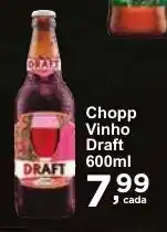 Rossi Supermercado Chopp Vinho Draft 600ml oferta