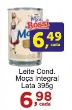 Rossi Supermercado Leite Cond. Moça Integral Lata 395g oferta