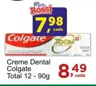 Rossi Supermercado Creme Dental Colgate Total 12- 90g oferta