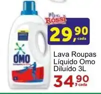Rossi Supermercado Lava Roupas Líquido Omo Diluído 3L oferta