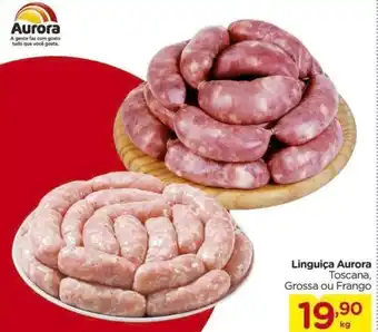Carrefour Linguiça Aurora Toscana, Grossa ou Frango oferta