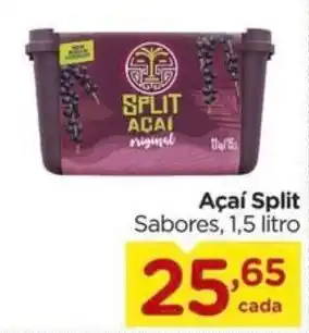 Carrefour Açaí Split Sabores, 1,5 litro oferta