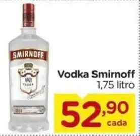 Carrefour Vodka Smirnoff 1,75 litro oferta