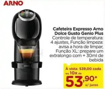 Carrefour Cafeteira Expresso Arno Dolce Gusto Genio Plus oferta