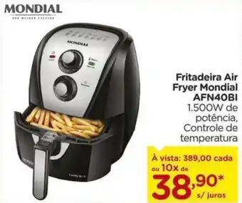 Carrefour Fritadeira Air Fryer Mondial AFN40BI oferta